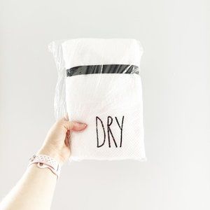 ✨ NWT "Dry" Set of 2 Hand Towels | Rae Dunn
